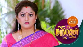 Thirumagal S01 E231 10th August 2021